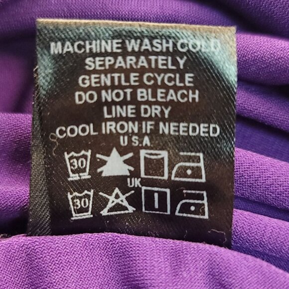 ANTTHONY Original Medium Purple Knee Length Cap Sleeve Sheath Dress USA - Picture 5 of 10